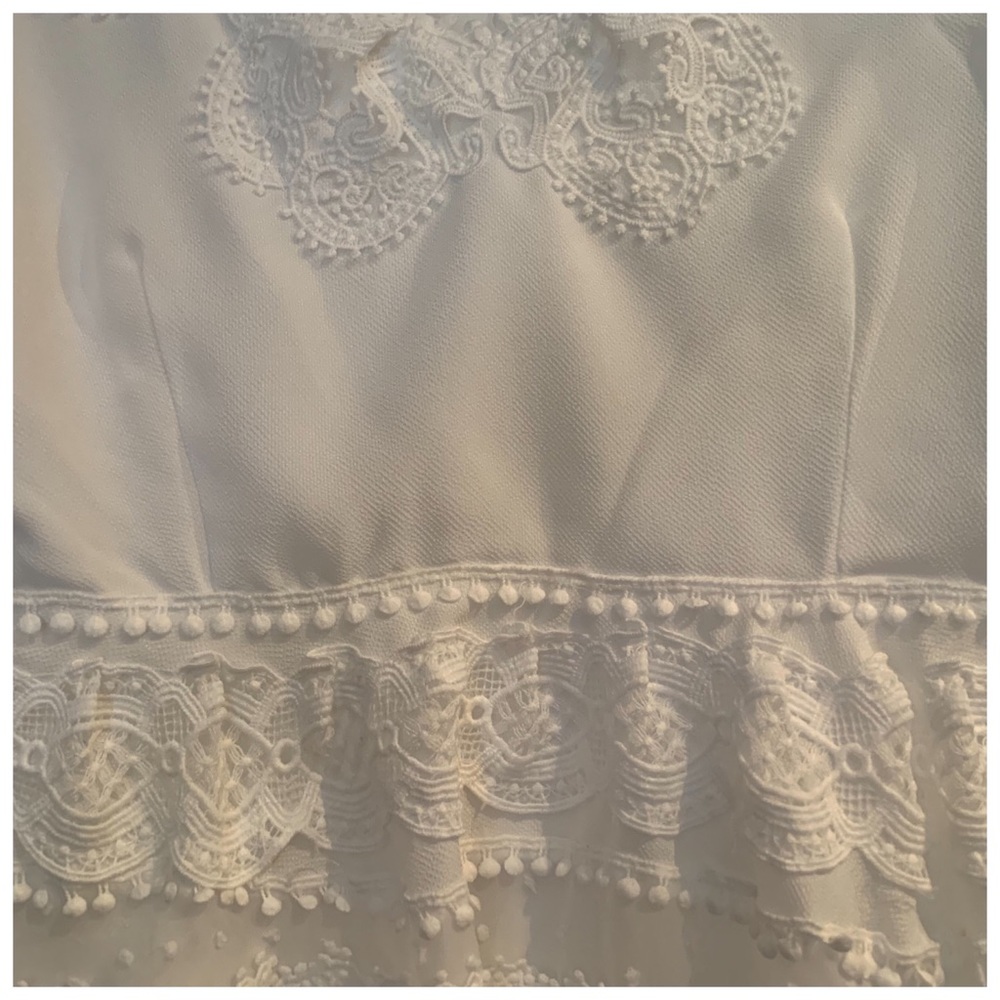 ❤️ Handmade Layered Lace Gorgeous Dress - Picture 5 of 7